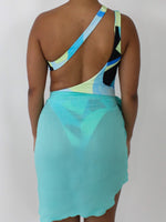 Afbeelding in Gallery-weergave laden, Turquoise beach cover up
