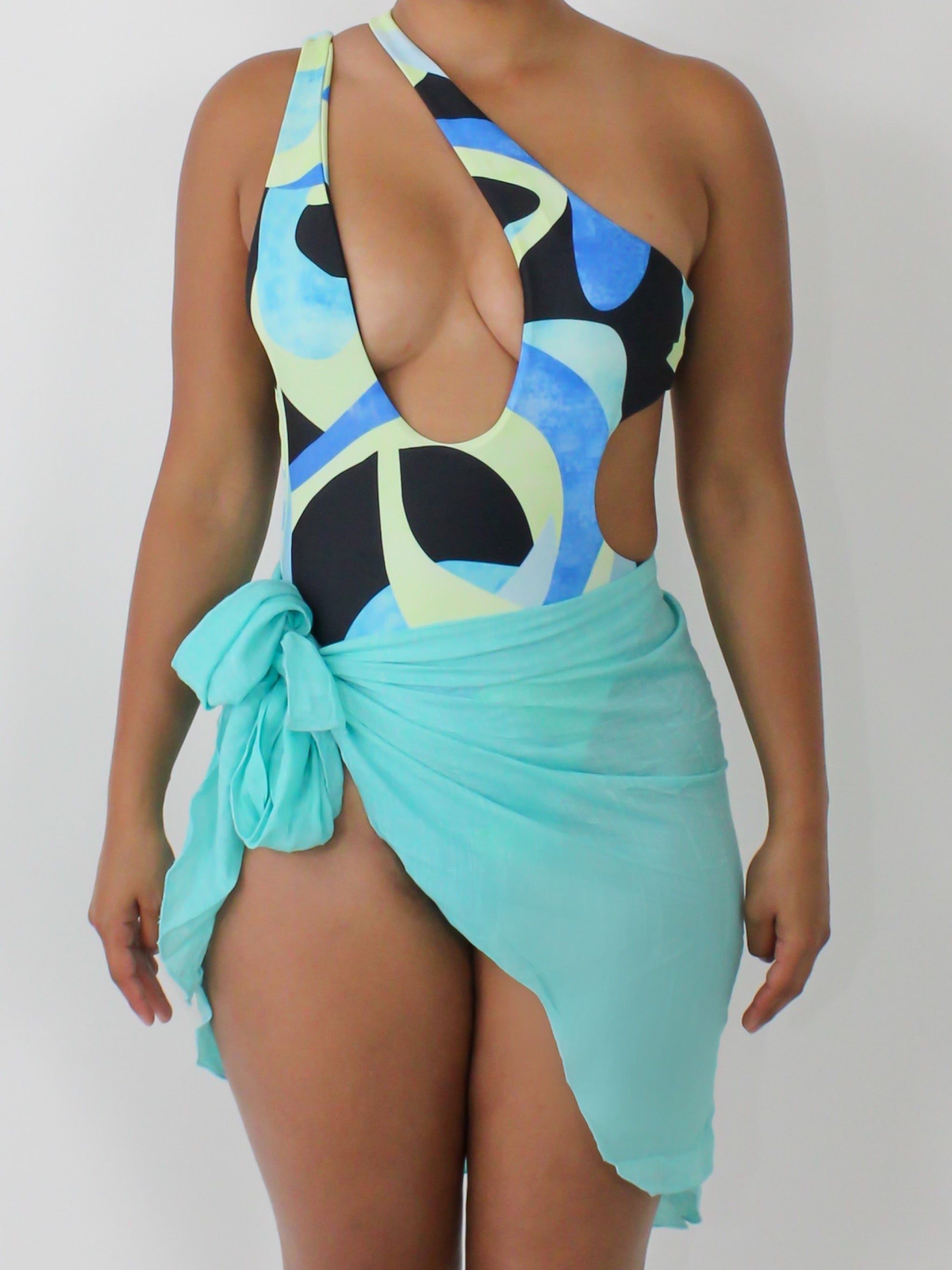 Turquoise beach cover up