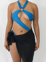 Afbeelding in Gallery-weergave laden, Black beach skirt cover up
