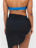 Afbeelding in Gallery-weergave laden, Black beach skirt cover up
